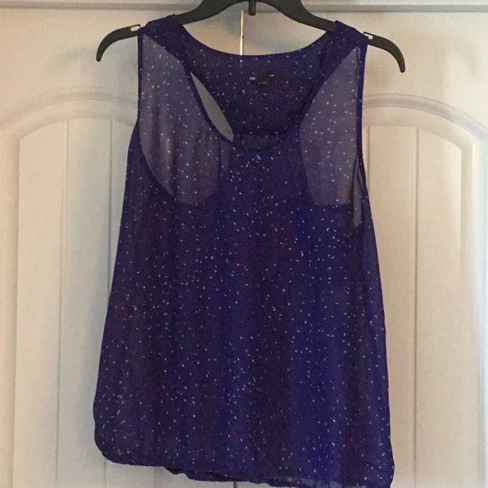 Racer back tank with pocket
